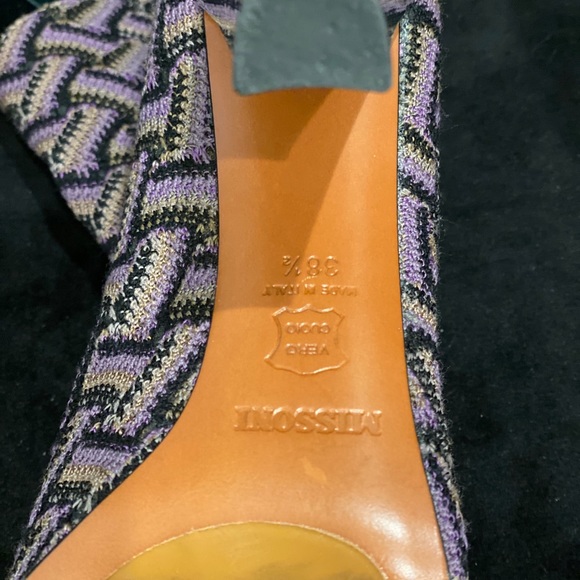 MISSONI Cestino Ankle bootie - Violet - Picture 6 of 12